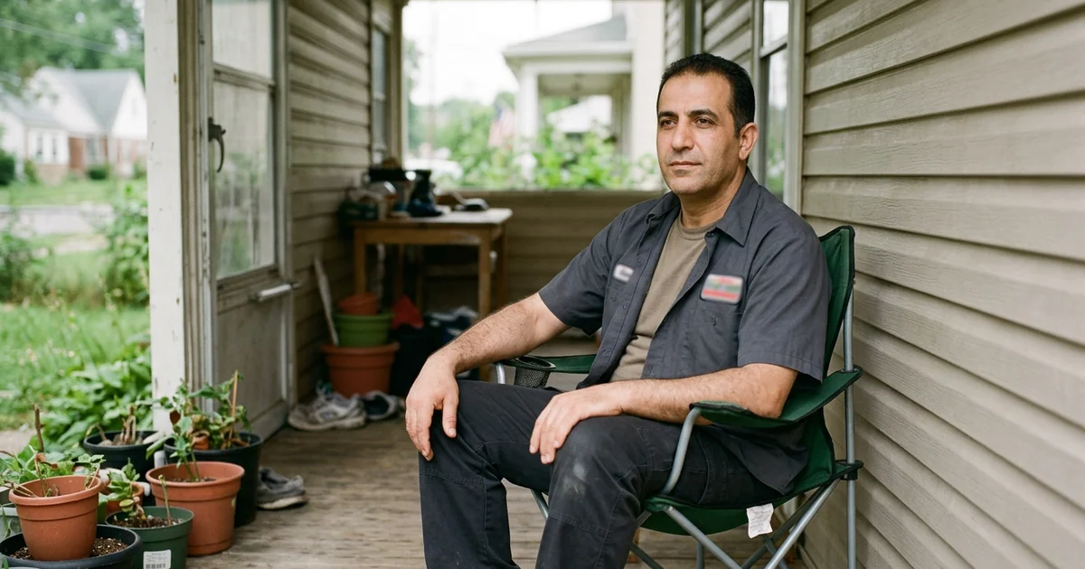 Person reading a workers' compensation denial letter with concern