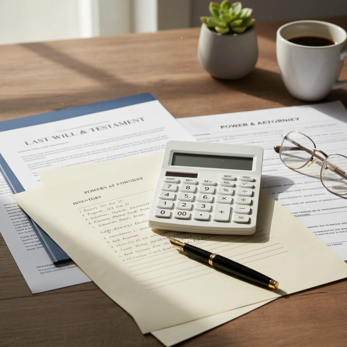 Financial review with bankruptcy attorney
