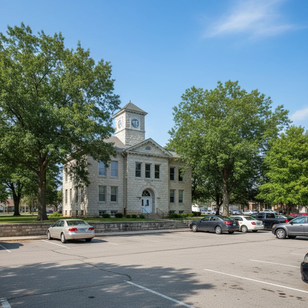 Maryland probate cost Small-town courthouse serving local probate matters — Maryland