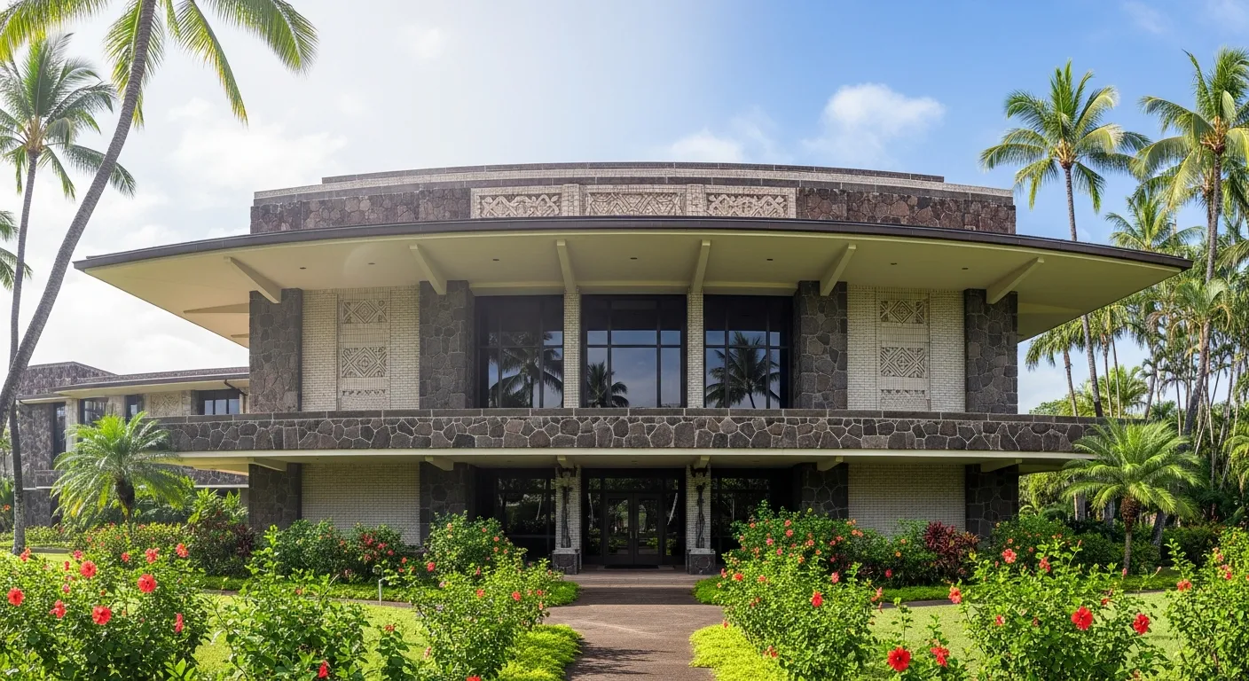 Historic courthouse serving as the probate court venue in Honolulu County, Hawaii