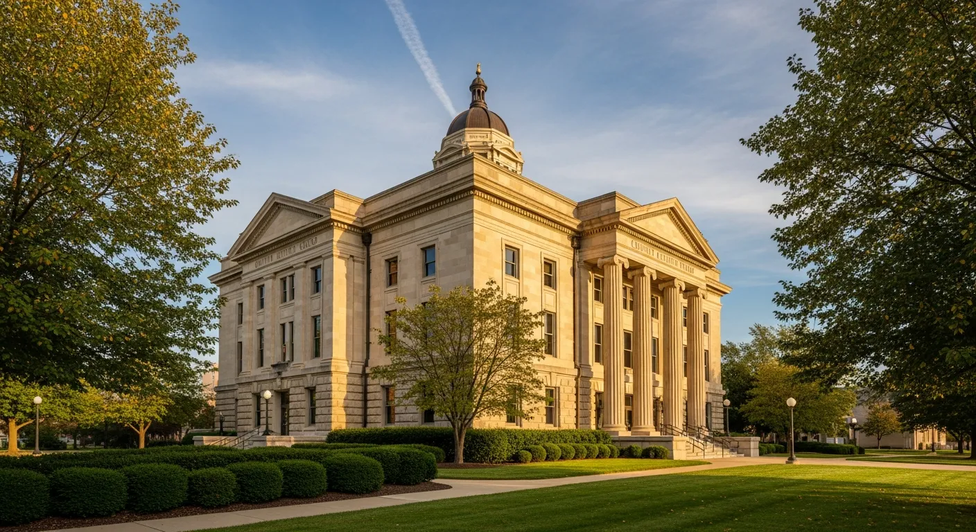 Probate Cost Calculator — Delaware County, Indiana County courthouse where probate cases are administered in Delaware County, Indiana