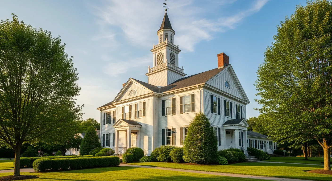 County courthouse where child support orders are processed in Carroll County, New Hampshire