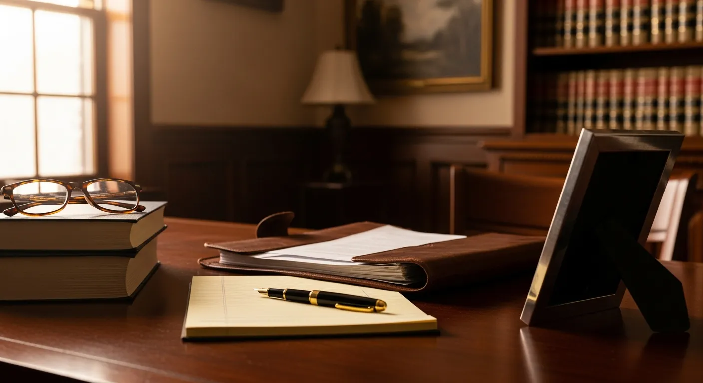 Gloucester County probate cost calculator — New Jersey Estate planning attorney's desk with legal files in Gloucester County, New Jersey