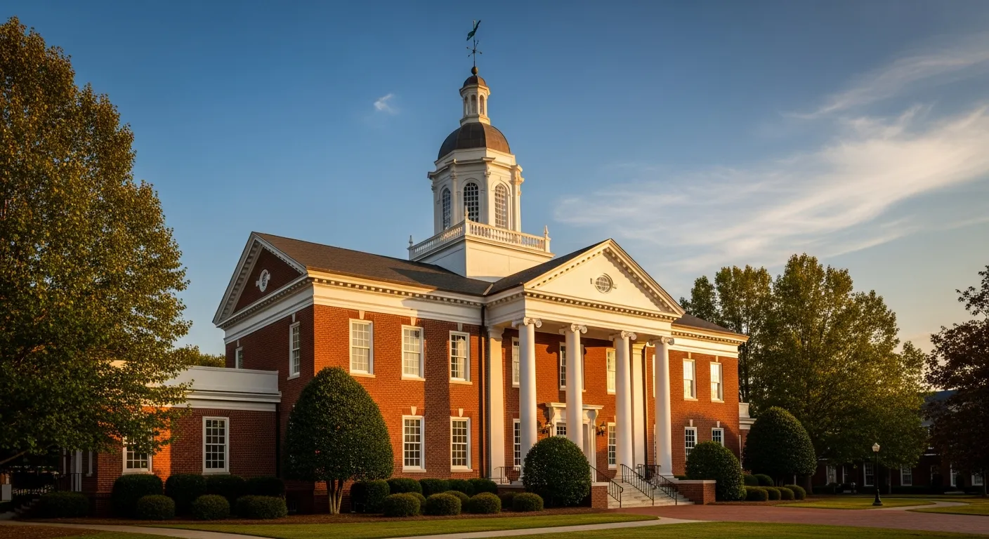 County courthouse where child support orders are processed in Forsyth County, North Carolina