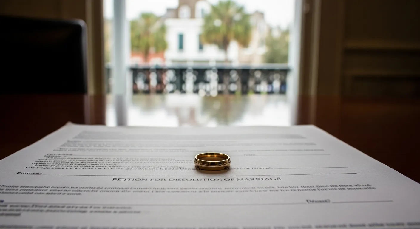 Probate documents and estate paperwork on attorney desk in Saluda County, South Carolina