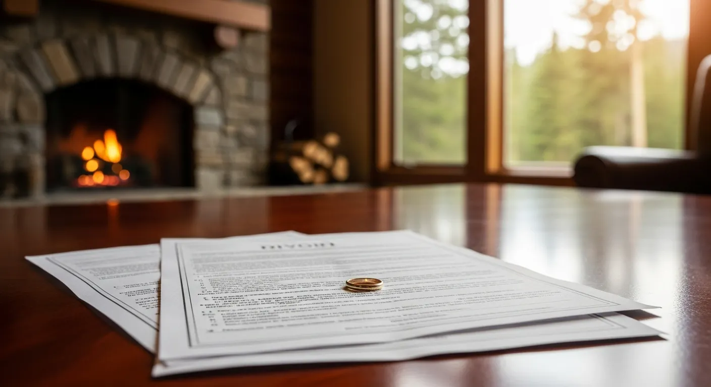 Probate documents and estate paperwork on attorney desk in Braxton County, West Virginia