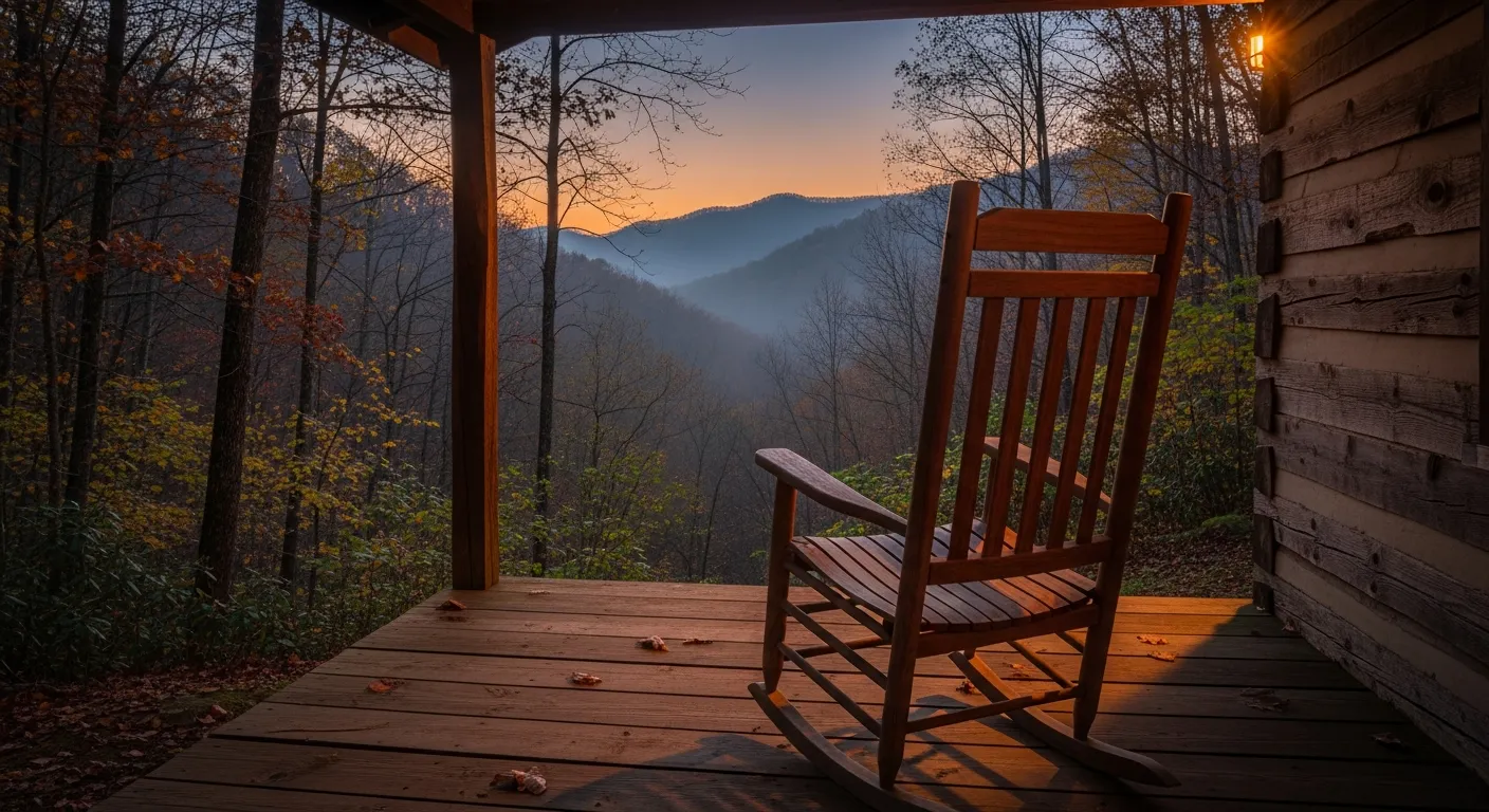 Quiet moment of reflection during estate settlement in Harrison County, West Virginia