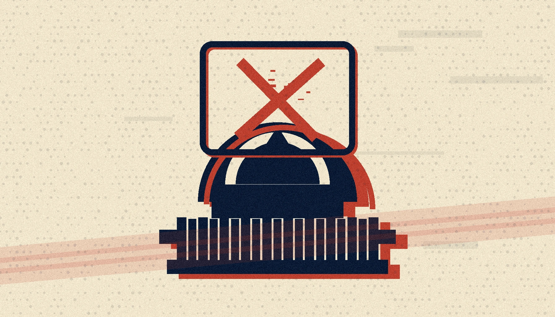 Risograph-style Ohio ballot poster with Statehouse dome silhouette and a marked checkbox for the 2015 marijuana monopoly vote