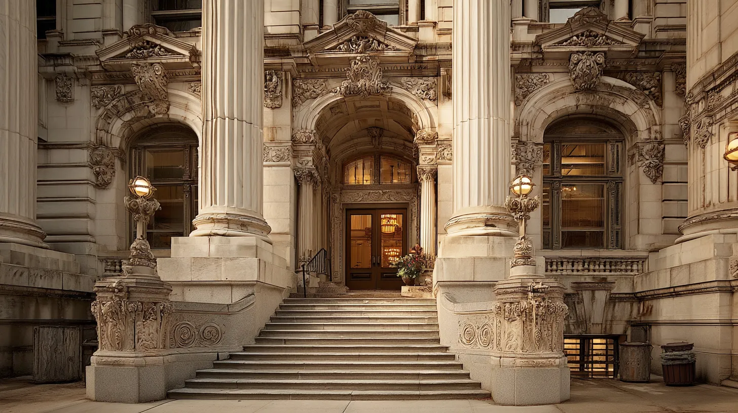 County probate courthouse where estate proceedings take place