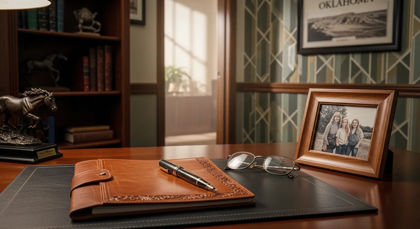 Custer County probate cost calculator resources — Oklahoma Estate planning attorney's desk with legal files in Custer County, Oklahoma